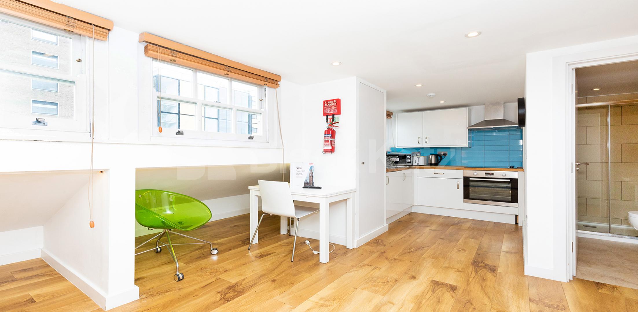 			ZONE 1 LOCATION, Studio Apartment, 1 bath, 1 reception Studio			 BYNG PLACE WC1E, RUSSELL SQUARE - EUSTON - FITZROVIA 